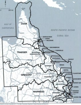 The Queensland Redistribution Commission's final determination on electoral boundaries.