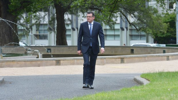 A-minus for public transport but a C for law and order: Victorian Premier Daniel Andrews.