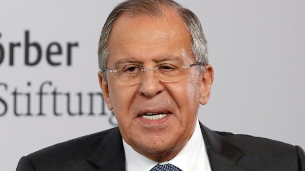 Russian Foreign Minister Sergey Lavrov 