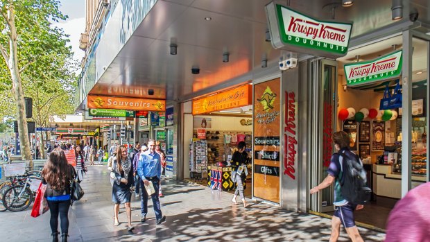 Ground level tenants including Krispy Kreme have reopened after six weeks.