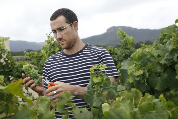 Hunter Valley winemaker Ollie Margan.