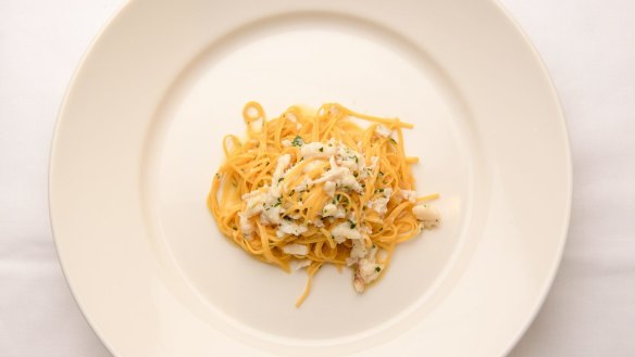 Crab capellini.