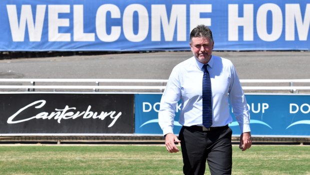 Leader of the pack: Ex-Bulldogs player Dean Pay was on Friday unveiled as the club's new coach.