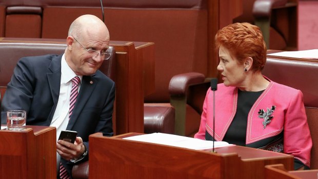 Senators David Leyonhjelm and Pauline Hanson blame the childcare fee increases on the fact educators have to be certified. 