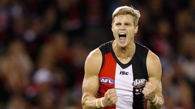 Back in town: Nick Riewoldt.