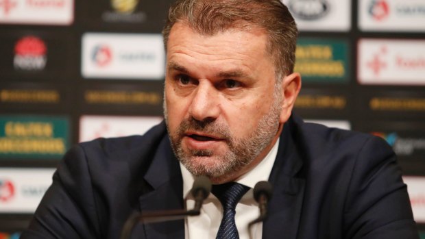 Socceroos head coach Ange Postecoglou has yet to address reports that he is leaving the national side. 