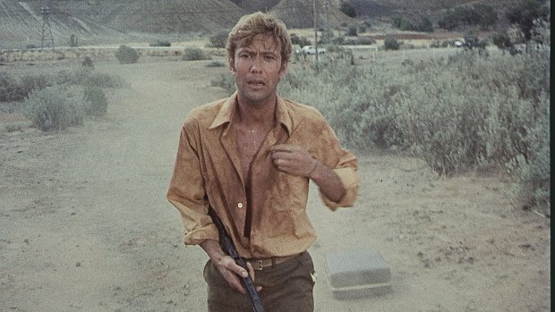 School teacher John Grant (Gary Bond) falls apart when faced with the vastness of the outback in the 1971 film, 'Wake in Fright'.