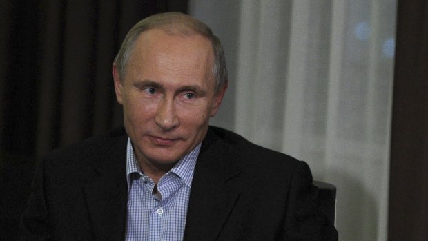 Russian strongman: Russian President Vladimir Putin.