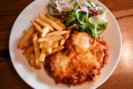 You can't have a pub without a chicken parma.