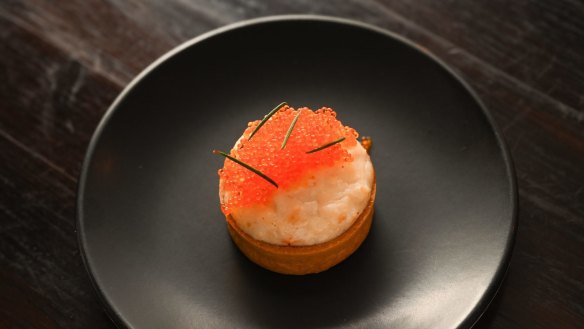 Crab tartlet.