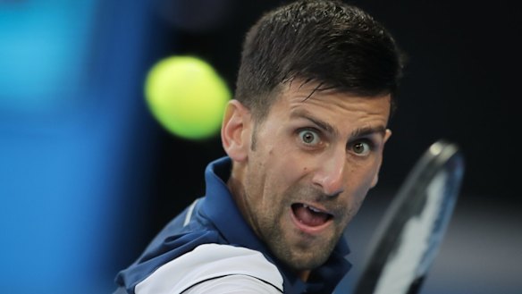 Top billing: Hyeon Chung's clash with Novak Djokovic averaged a then record of 437,500 viewers. 