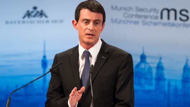 "Russian bombing of civilians has to stop": French Prime Minister Manuel Valls.