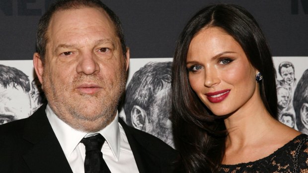 Harvey Weinstein, left, and his wife, fashion designer Georgina Chapman in 2012. 