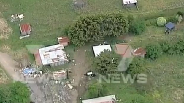 The Tyabb property where the body was found.