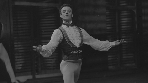 Bryan Lawrence in Australian Ballet's production of Le Conservatoire.