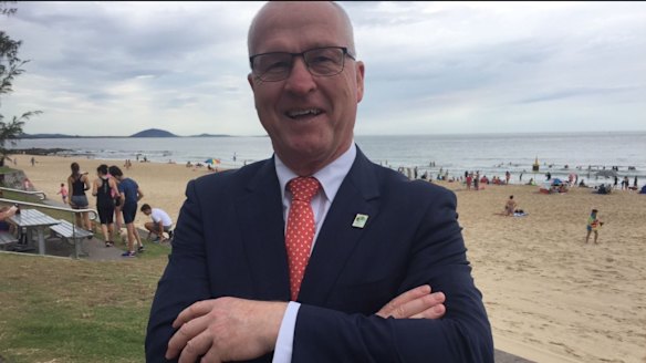 Sunshine Coast Mayor Mark Jamieson at Mooloolaba