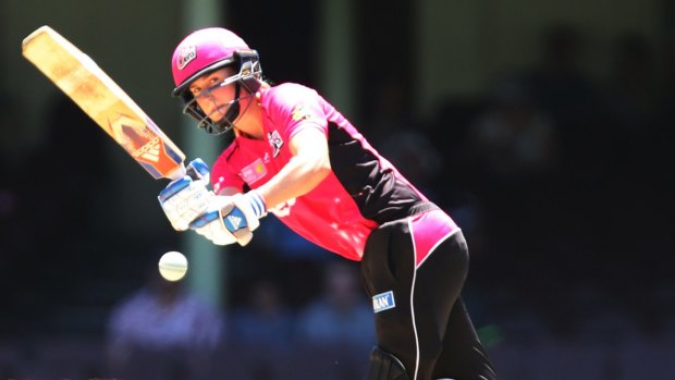 Around again: Ellyse Perry has re-signed with the Sydney Sixers for another WBBL summer.