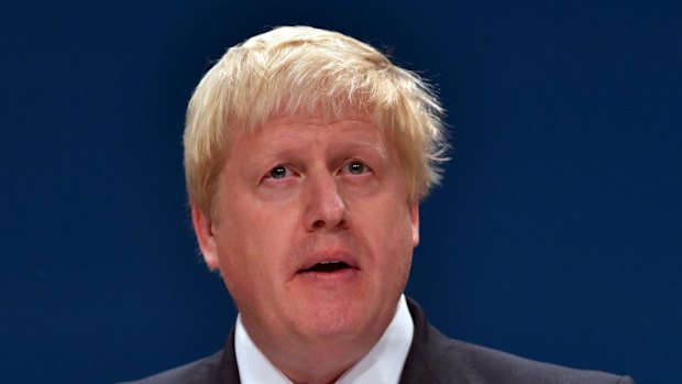 Foreign Secretary Boris Johnson