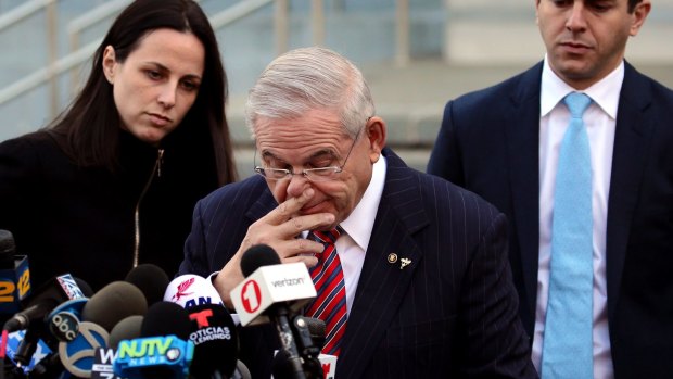 Senator Robert Menendez after the mistrial.