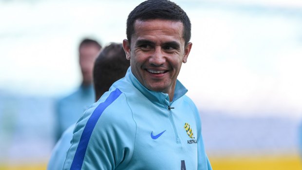 Tim Cahill was introduced at the Den.