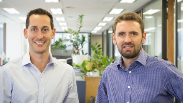 Jonathan Raymond (left) and James Watson: Good businesses are being refused credit unnecessarily. 