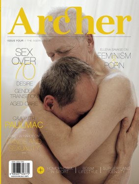Cover of the latest <i>Archer</i> magazine on sex and ageing.