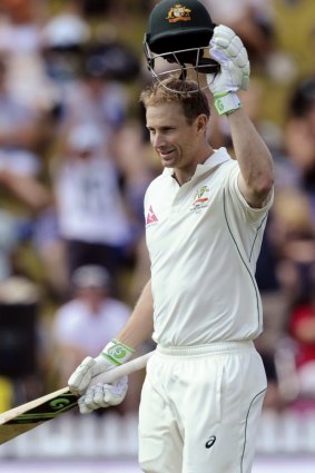 Adam Voges makes a double century against New Zealand in February.