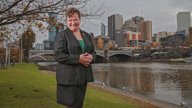 Olivia Ball, the Greens' candidate for Lord Mayor in Melbourne City Council's October elections. She says the city needs a new vision.