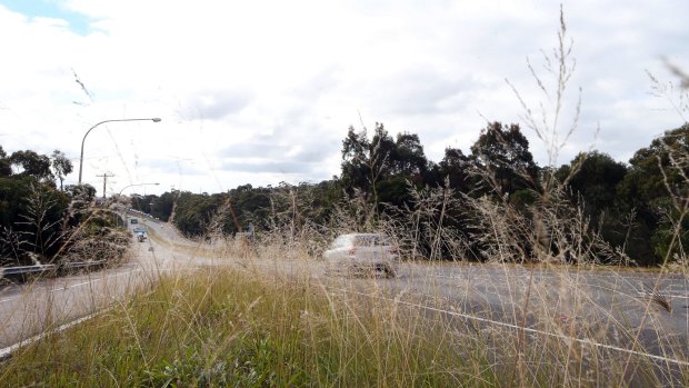 Vacant land next to a school is one of the possible locations for a smokestack for the proposed F6 extension. 