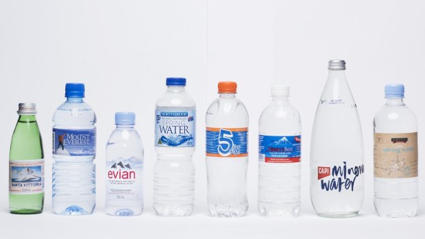 Fairfax Media's bottled water survey looked at 34 brands.