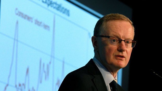 Pared down forecasts: RBA Governor Philip Lowe.