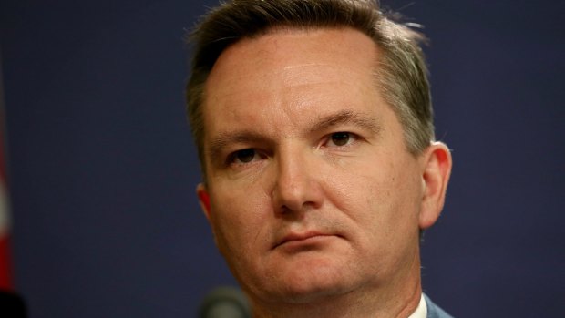 Shadow treasurer Chris Bowen: 'The contributions tax is one that we announced last April; the government has appropriated that.'