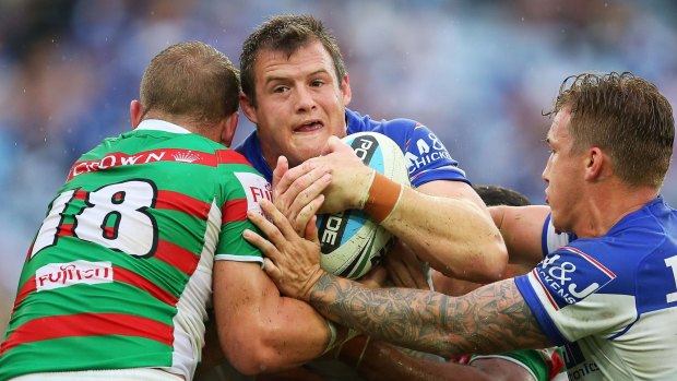 Grounded: Canterbury's Josh Morris is out with an ankle injury.