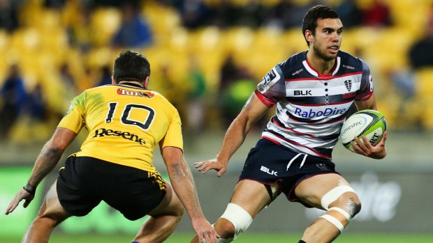 Welcome return: Jack Debreczeni is back at five-eighth for the Melbourne Rebels' Super Rugby clash against the Bulls.