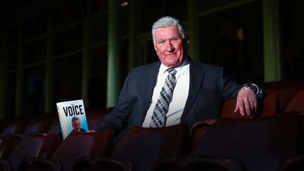 Voice of the game: Channel Nine's Ray Warren.
