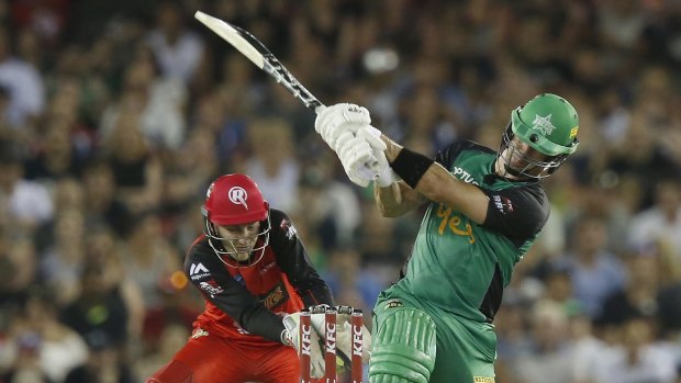 Kevin Pietersen shone for the Melbourne Stars, setting up a big total.