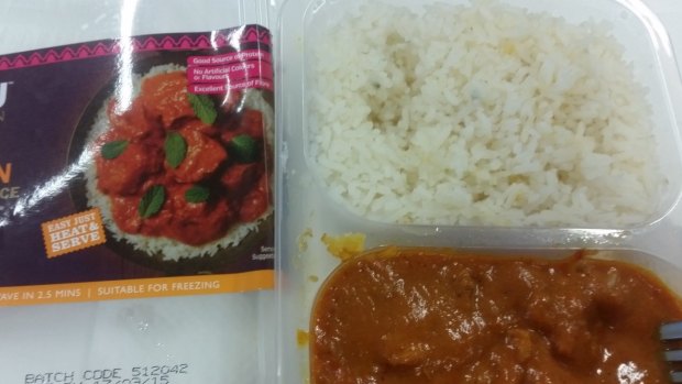 One Brisbane man got a shock when he opened his pre-packaged lunch.