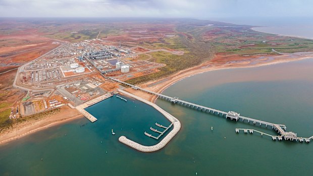 Chevron is building the $US34 billion Wheatstone LNG project at Ashburton North in WA.