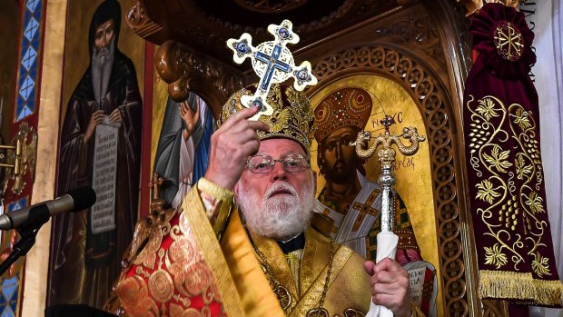 Greek Orthodox Bishop Ezekiel.