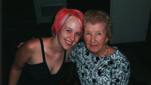 Grandma and me around 2005. 