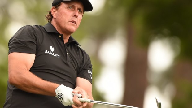 Not charged: golfer Phil Mickelson.