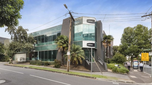 There was huge inquiry for the  two-storey corner office in the heart of Burwood Road, Hawthorn, at No. 262.