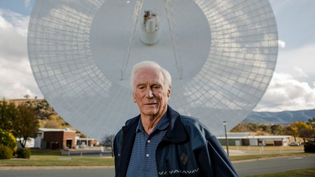 Gene Cernan in Canberra last year. He admitted to struggling to adjust to normal life after his time in space.