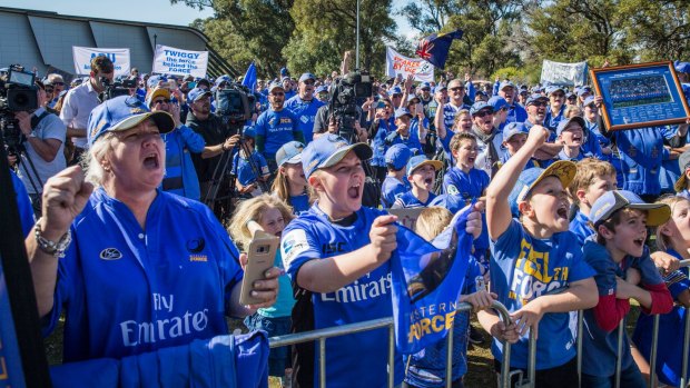 True blue: Western Force supporters may have some cause for hope as the Indo-Pacific Competition looms.
