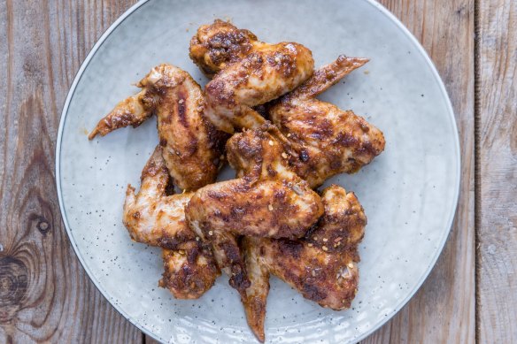 Go-to dish: Hot and sweet chicken wings.