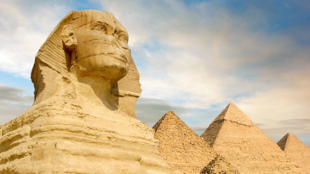 Human head, but what is the Sphinx's body?