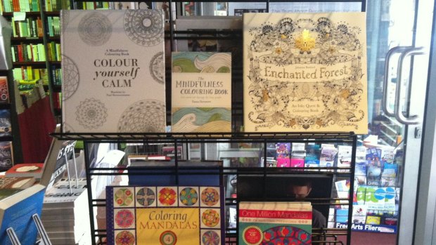 Adult colouring-in books are flying off the shelves of Avid Reader in West End as fast as they can stock them.