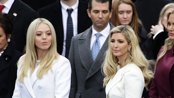 President Donald Trump's daughters, Tiffany (left) and Ivanka.