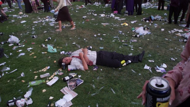Police are also urging revellers to take care of themselves when it comes to alcohol. 