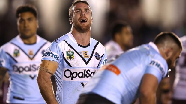 Tough loss: James Maloney backed up from Origin to suffer a second defeat in five days. 
